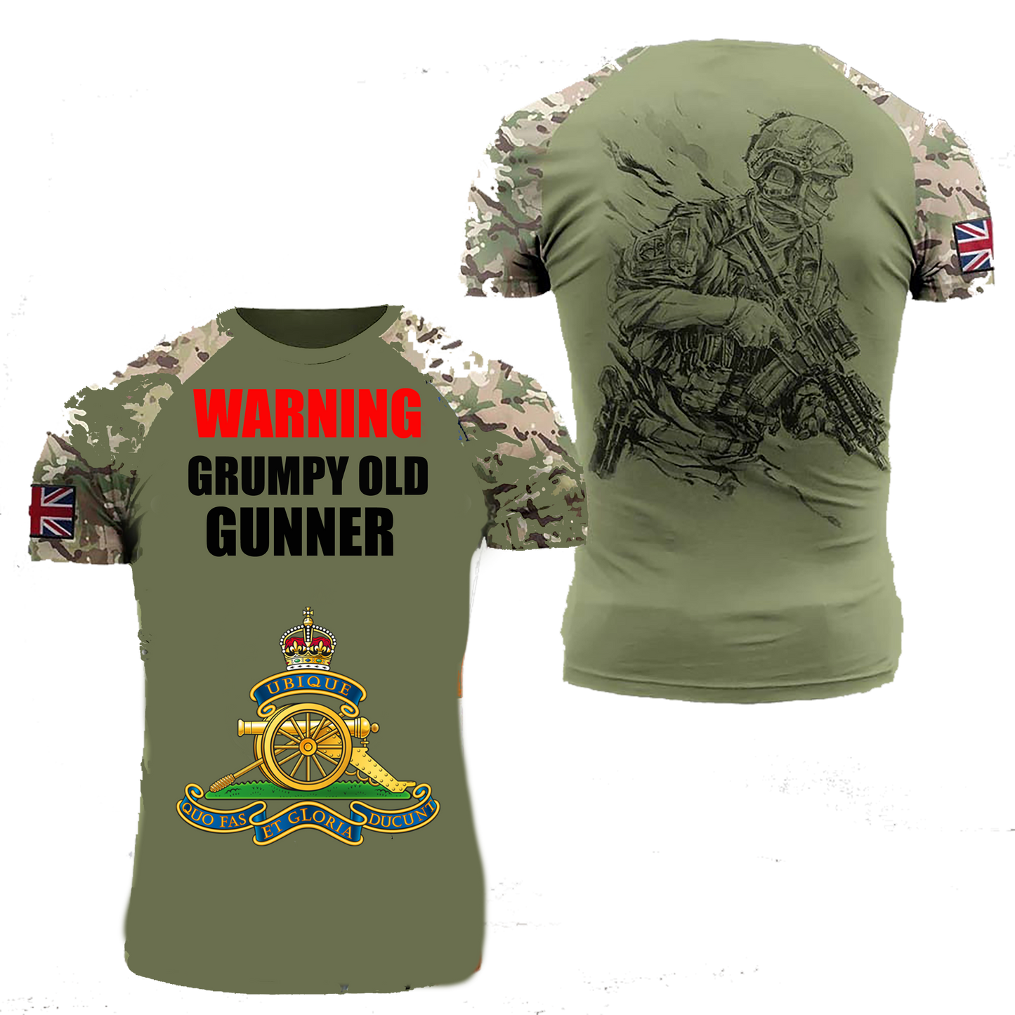 Double Printed Grumpy Old Gunner 2024