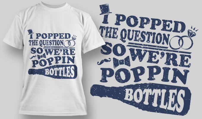 I Popped The Question Stag and Hen Party - Army 1157 kit Small / White Army 1157 Kit Veterans Owned Business