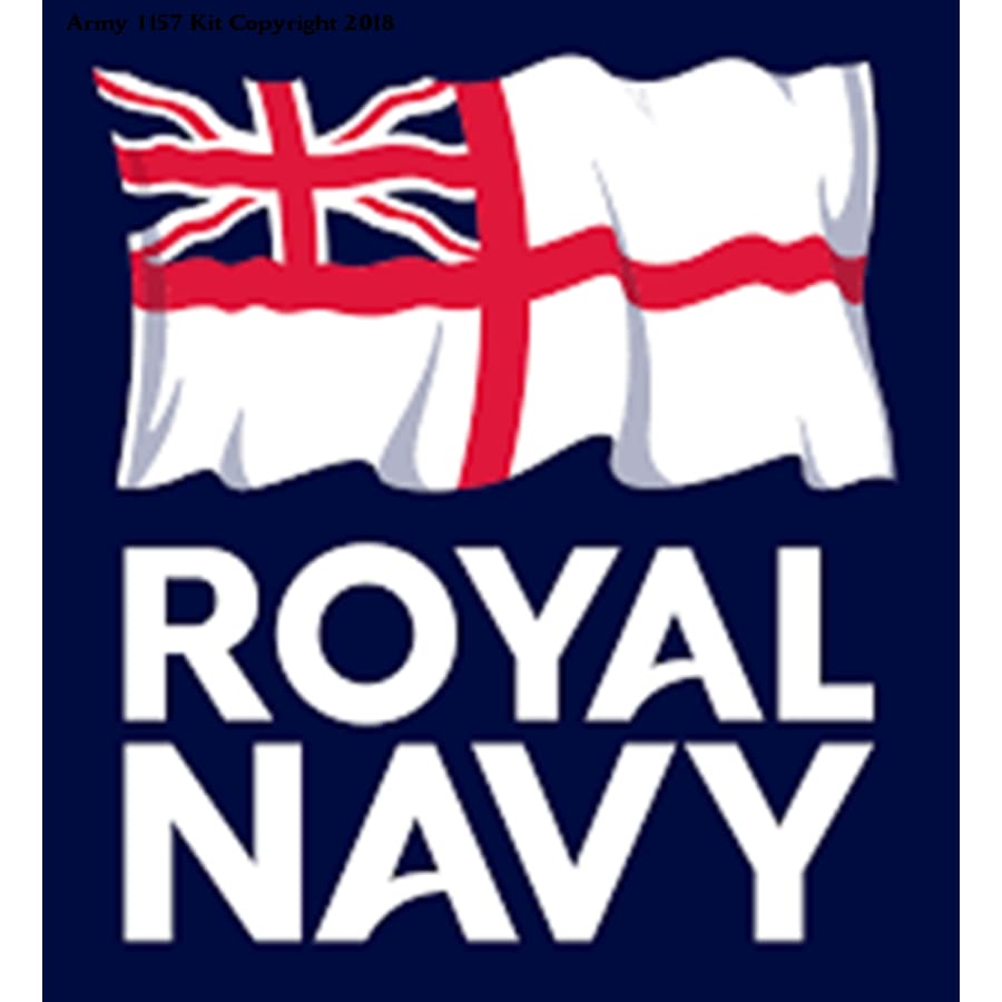 Ministry of Defence Zip Hoodie with Royal Navy Logo Front and Back. Official MOD Approved Merchandise - Army 1157 kit Army 1157 Kit Veterans Owned Business