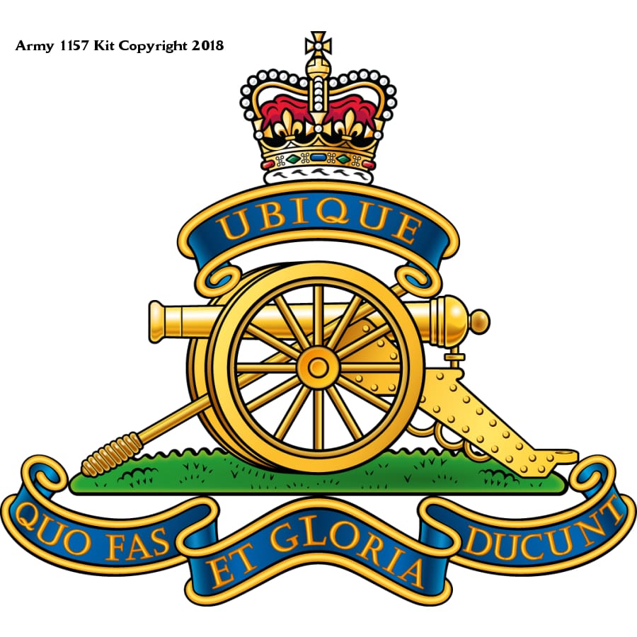 Royal Artillery T-Shirt - Army 1157 kit Army 1157 Kit Veterans Owned Business