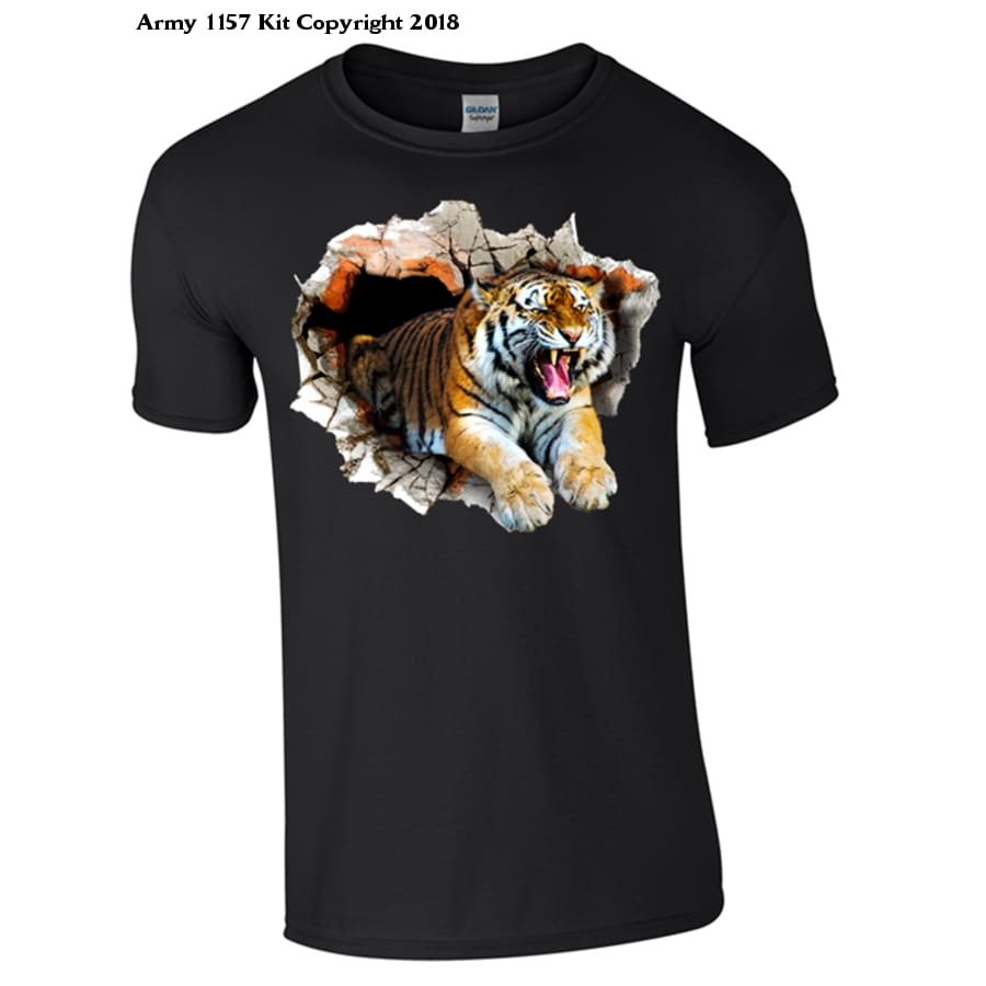 Tiger T-Shirt - Army 1157 Kit Veterans Owned Business