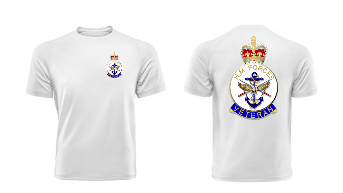Veteran T-Shirt Print Front and Back
