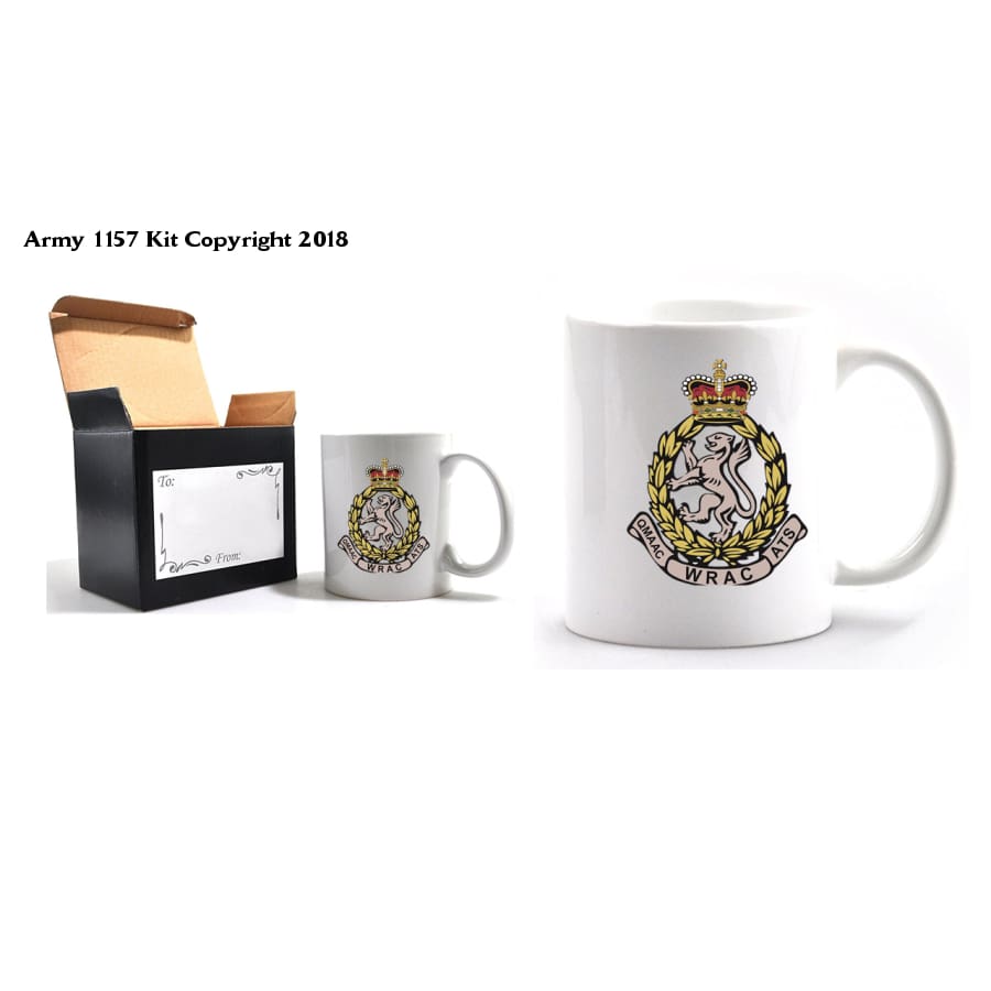 WRAC mug and gift box set Official MOD Approved Merchandise - Army 1157 Kit Veterans Owned Business