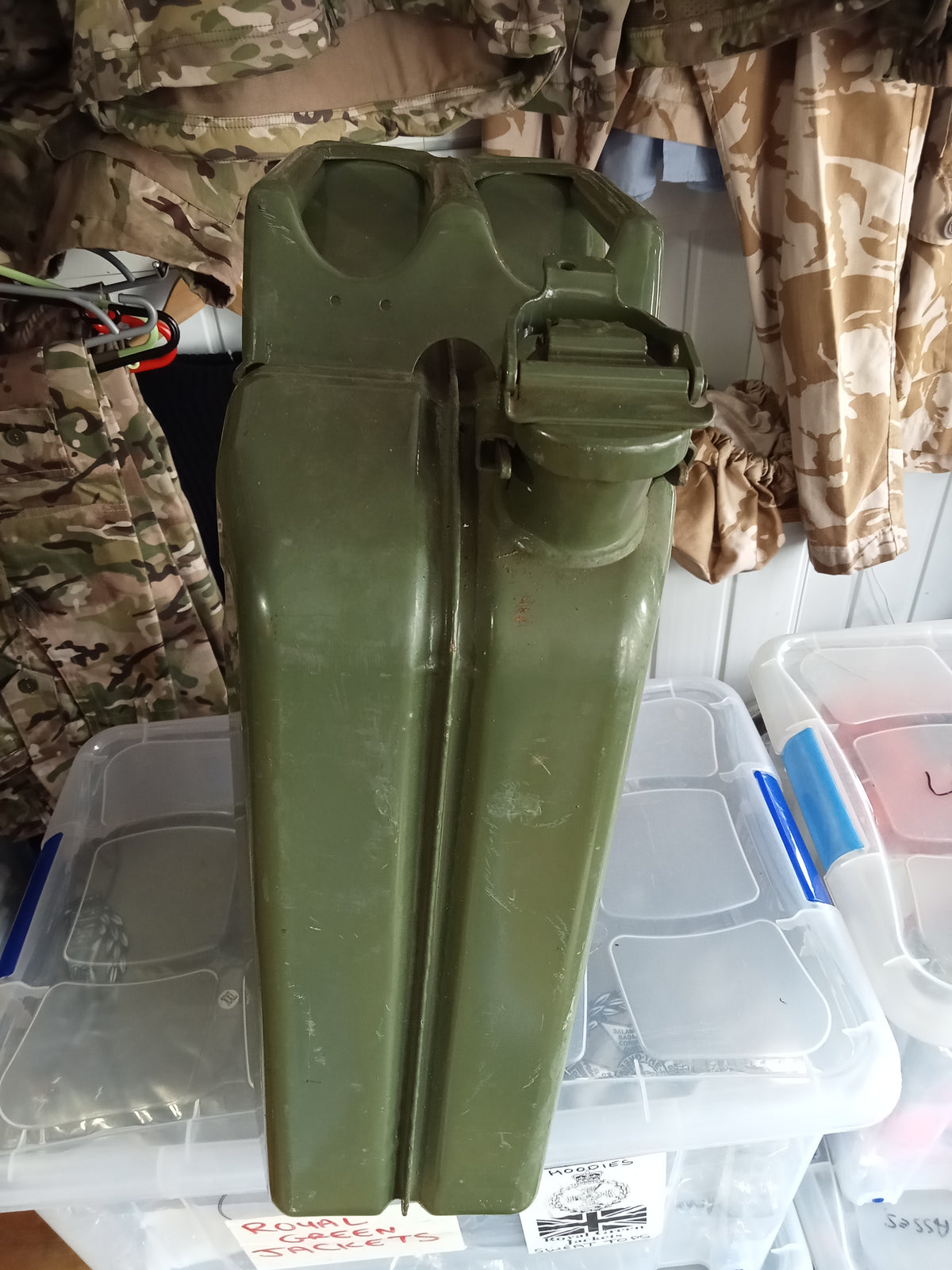 Army style Steel Jerry Can - 20 Litre Used