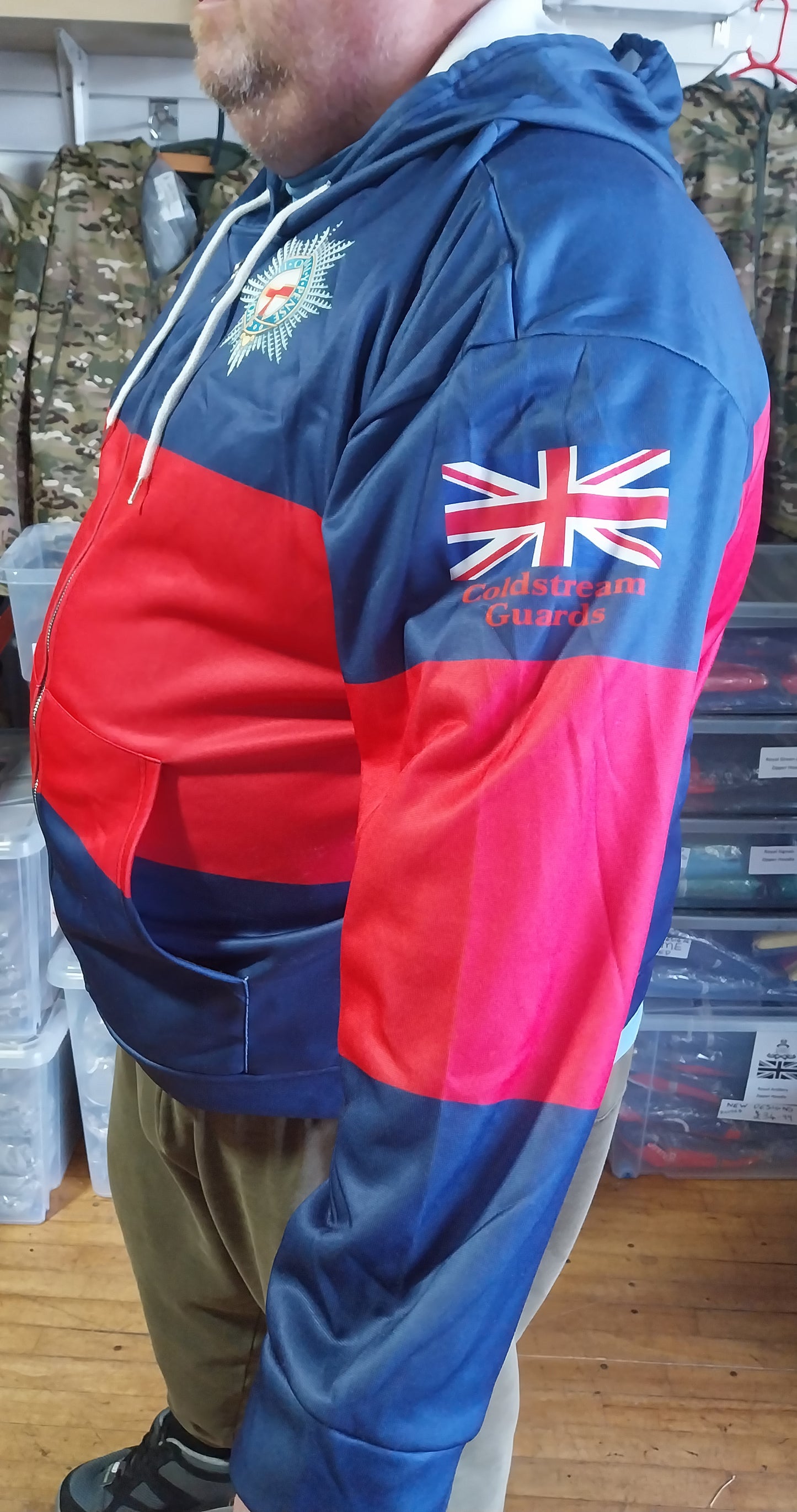 Coldstream Guards Double Printed Zipper Hoodie new for 2024