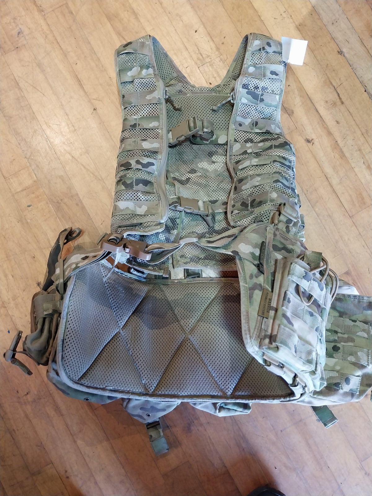Webbing Package, MOLLE, Patrol Yoke, Multicam, Jay Jays used size Small