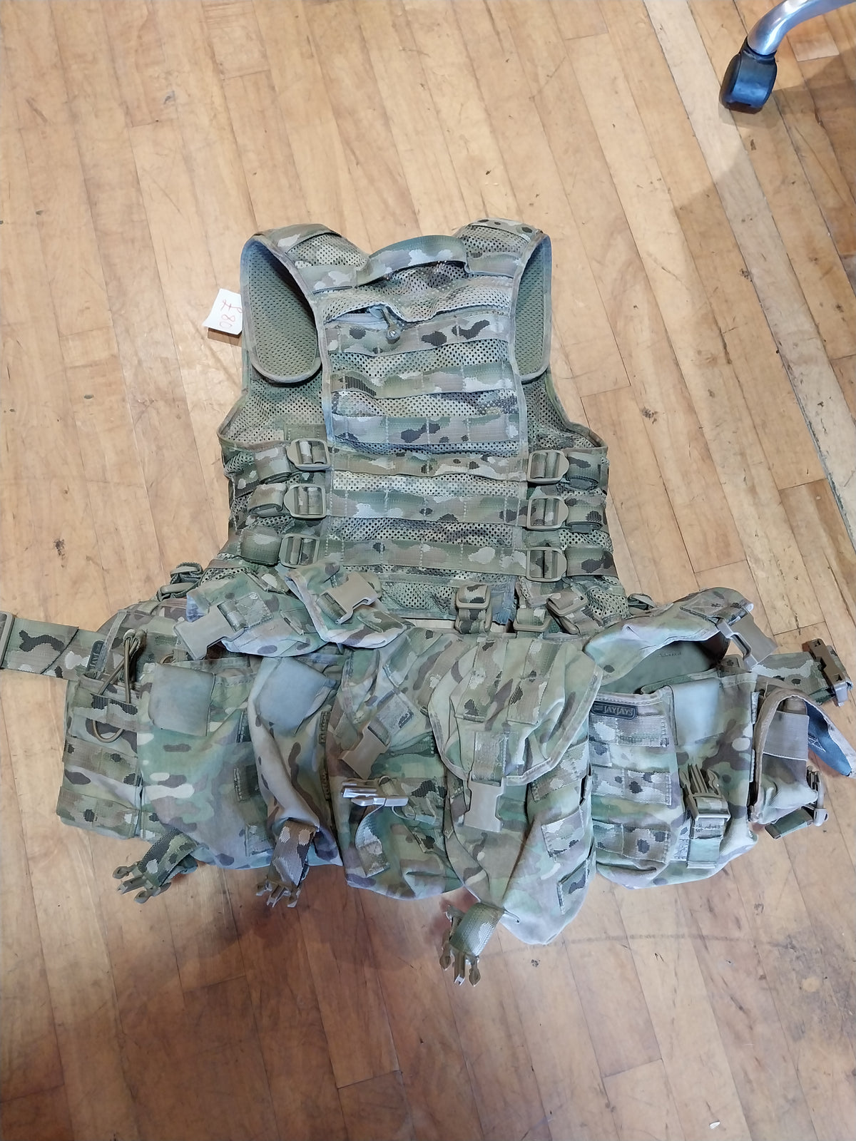 Webbing Package, MOLLE, Patrol Yoke, Multicam, Jay Jays used size Small