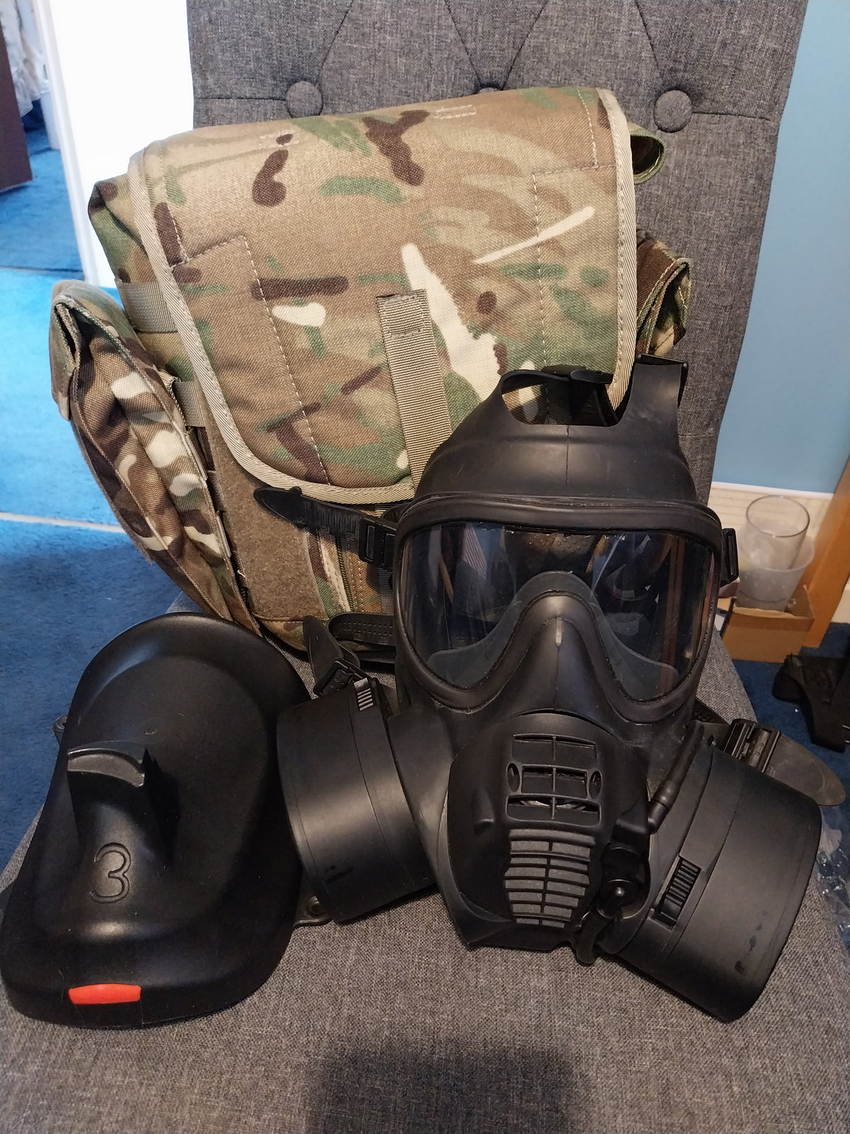 British Army GSR Gas Mask Respirator Current Issue Genuine Military Surplus