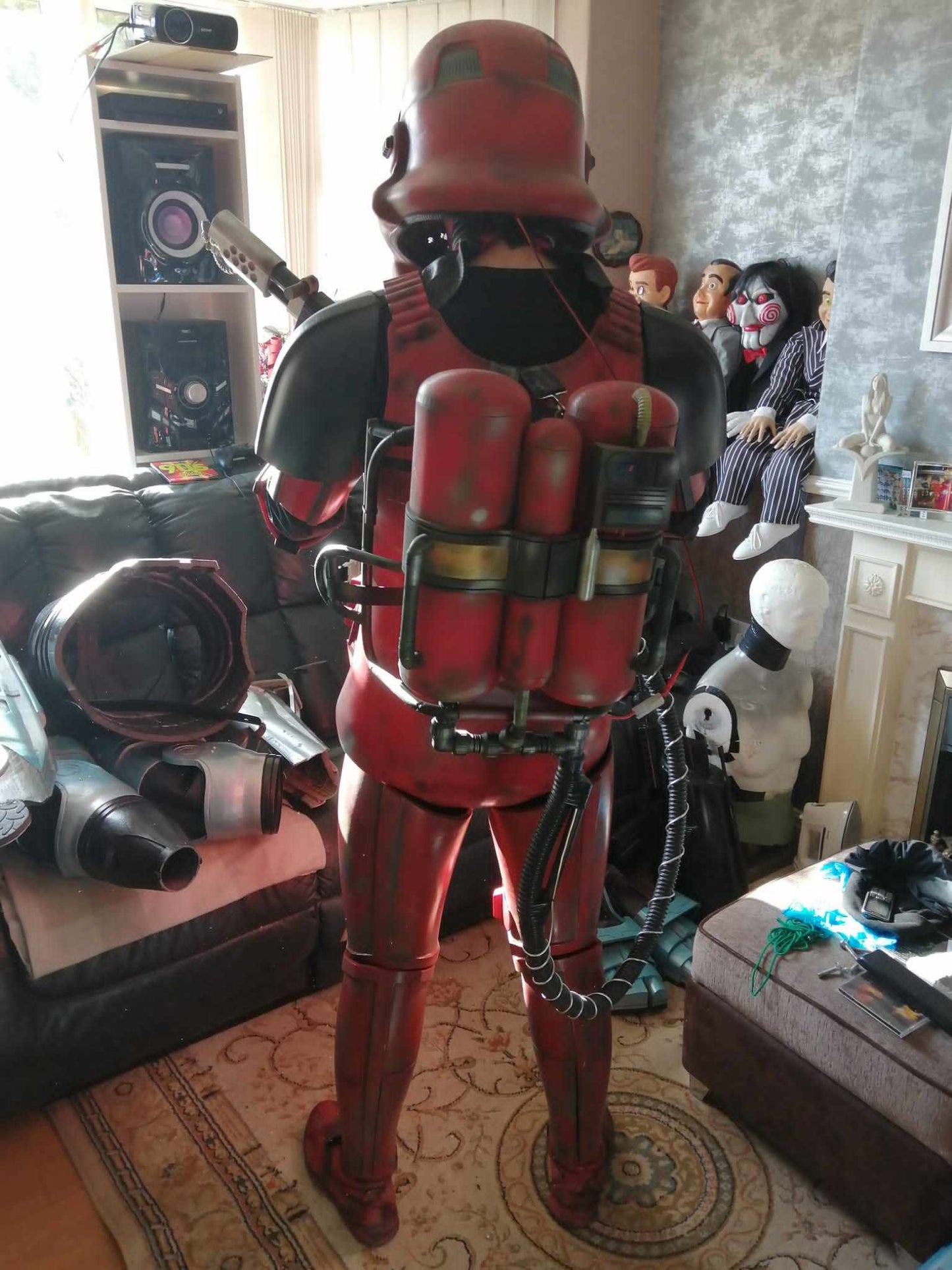 Starwars Flame Trooper Hand Made Costumes