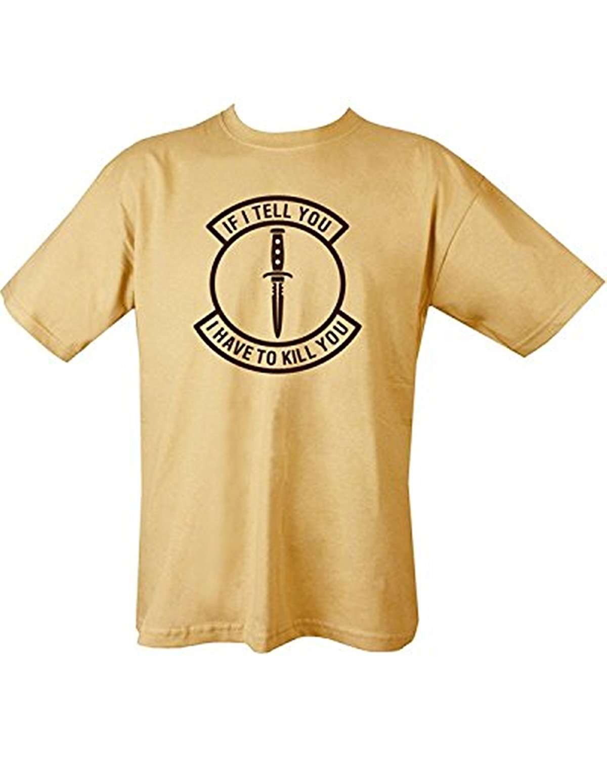 Army Combat British US If I Tell You T-shirt - Army 1157 kit X-Large / Sand Army 1157 Kit Veterans Owned Business
