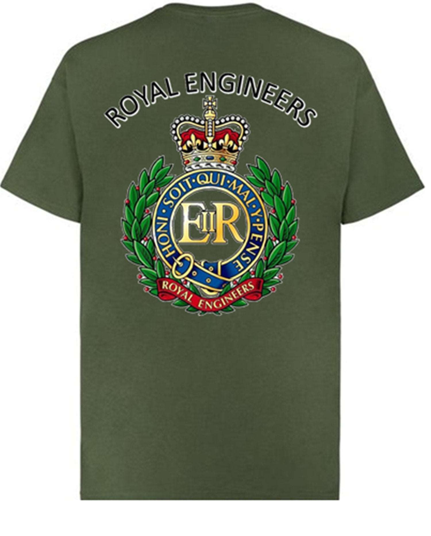 Bear Essentials Clothing. Royal Engineers T-Shirt Double Print in Colour - Army 1157 kit Army 1157 Kit