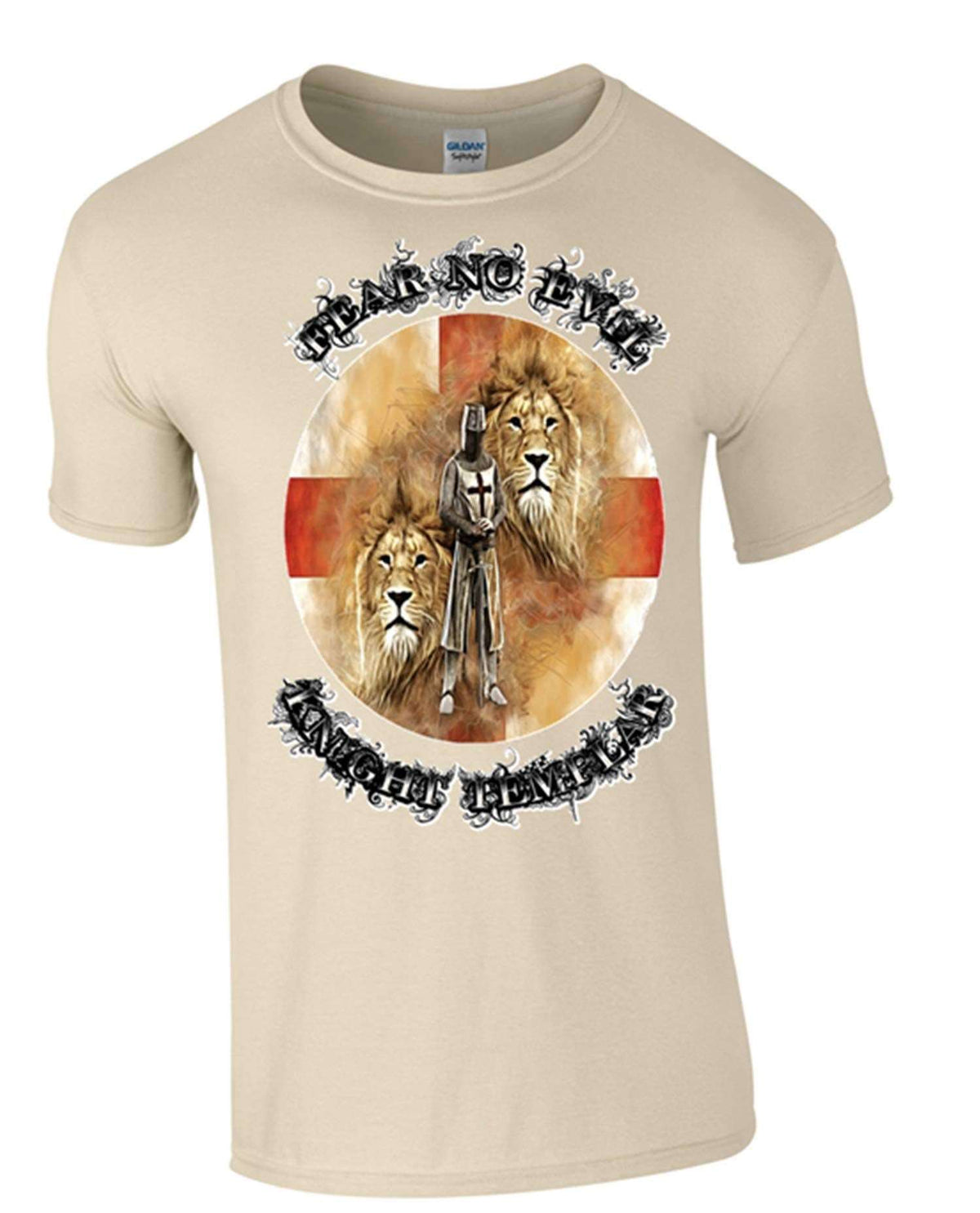 Bear Essentials Clothing. Knight Templar T Shirt - Army 1157 kit White / S Army 1157 Kit