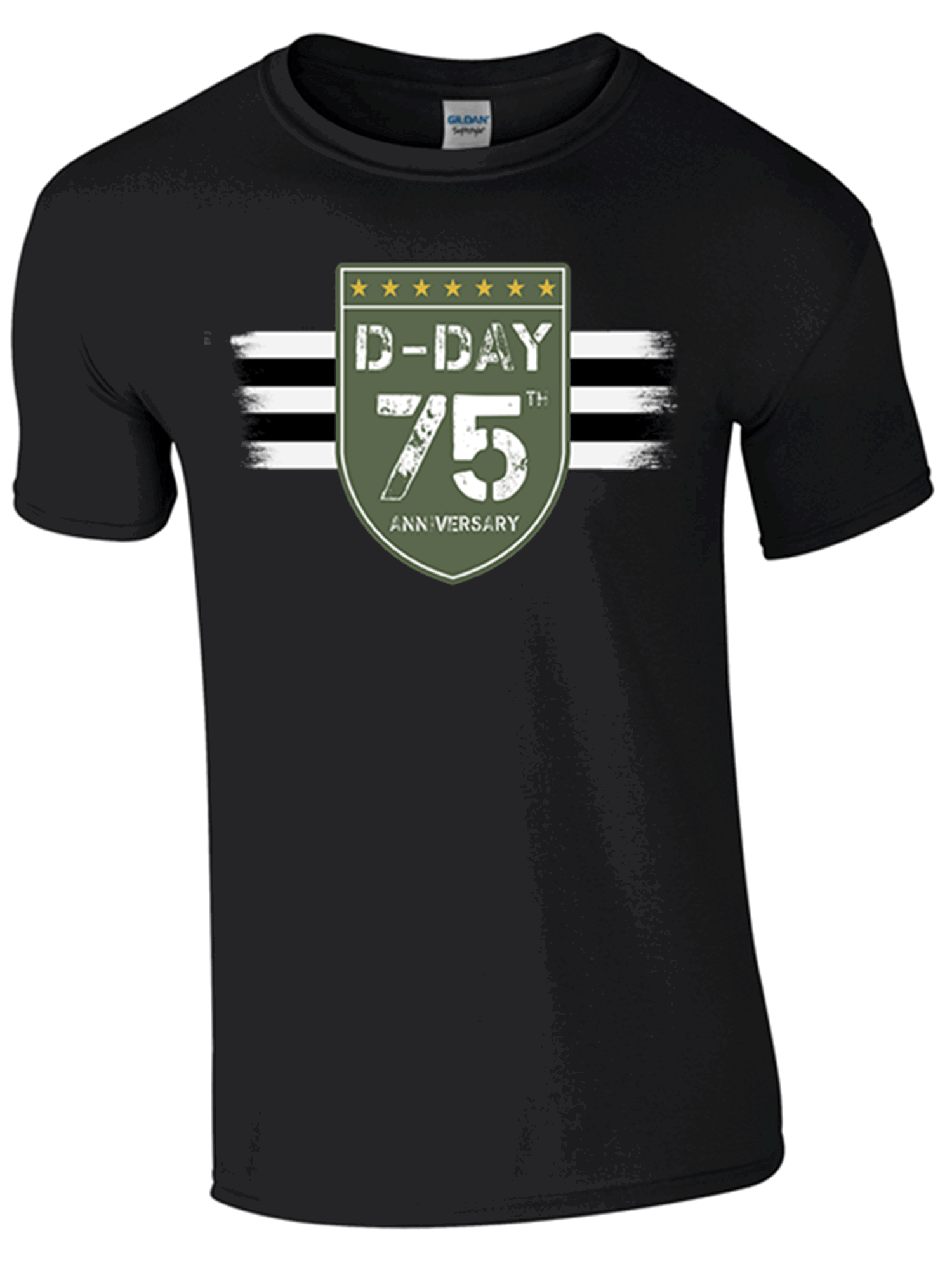 D-Day 75th Anniversary T-Shirt 2 - Army 1157 kit S / Black Army 1157 Kit Veterans Owned Business