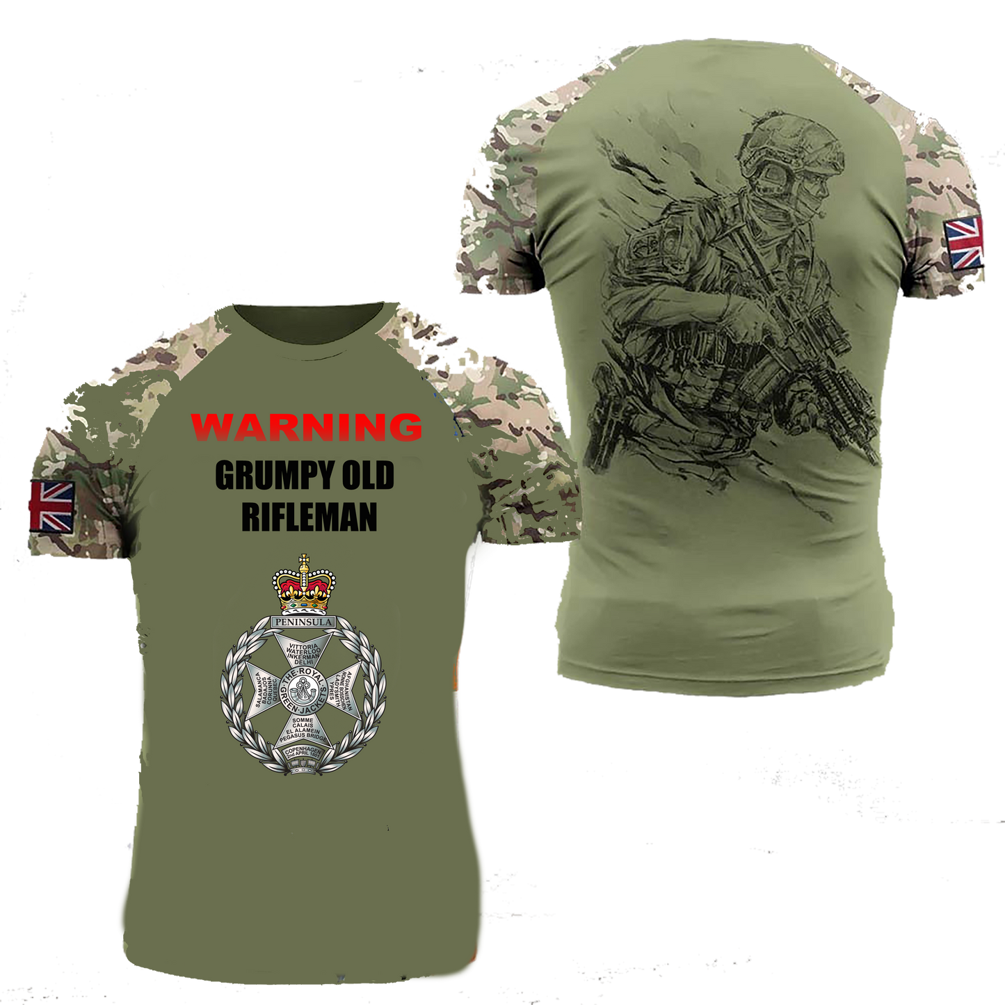 Grumpy Old Rifleman Double Printed