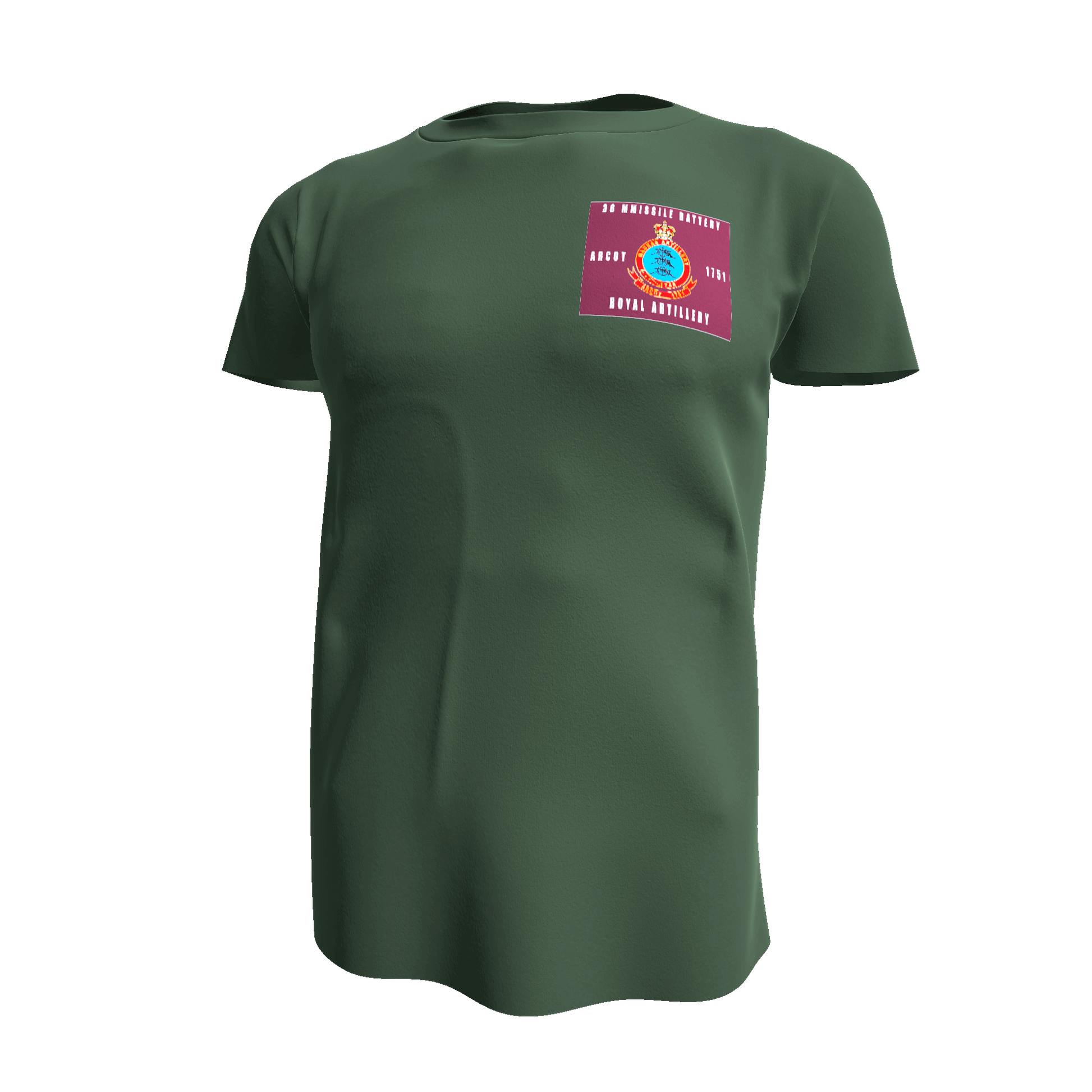 36 Battery T Shirt - Army 1157 kit 50 Missile Regiment RA