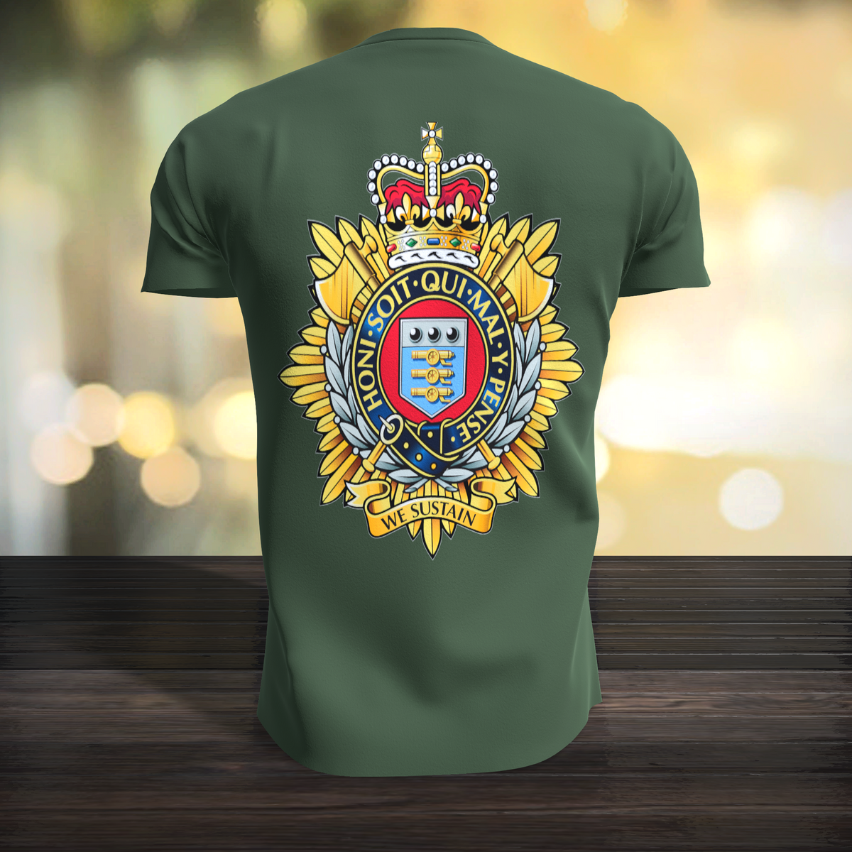 Royal Logistic Corps T-Shirt Front and back Logo