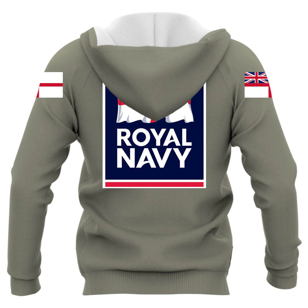 Royal Navy Double Printed Hoodie new for 2024