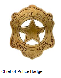 Chief of Police Badge