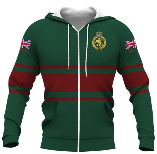 WRAC Double Printed Zipper Hoodie new for 2024