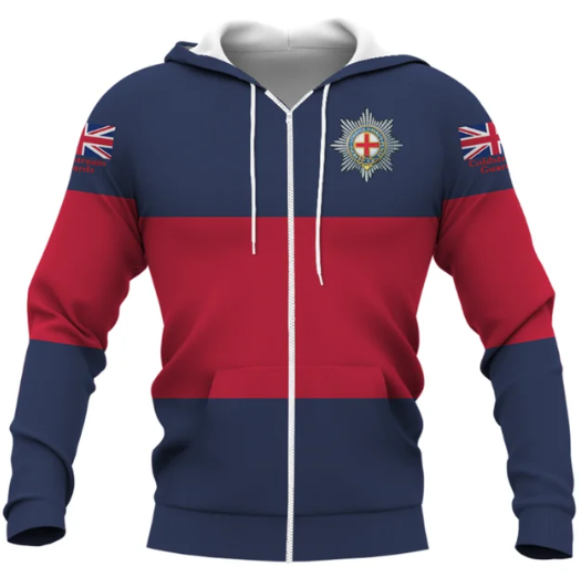 Coldstream Guards Double Printed Zipper Hoodie new for 2024