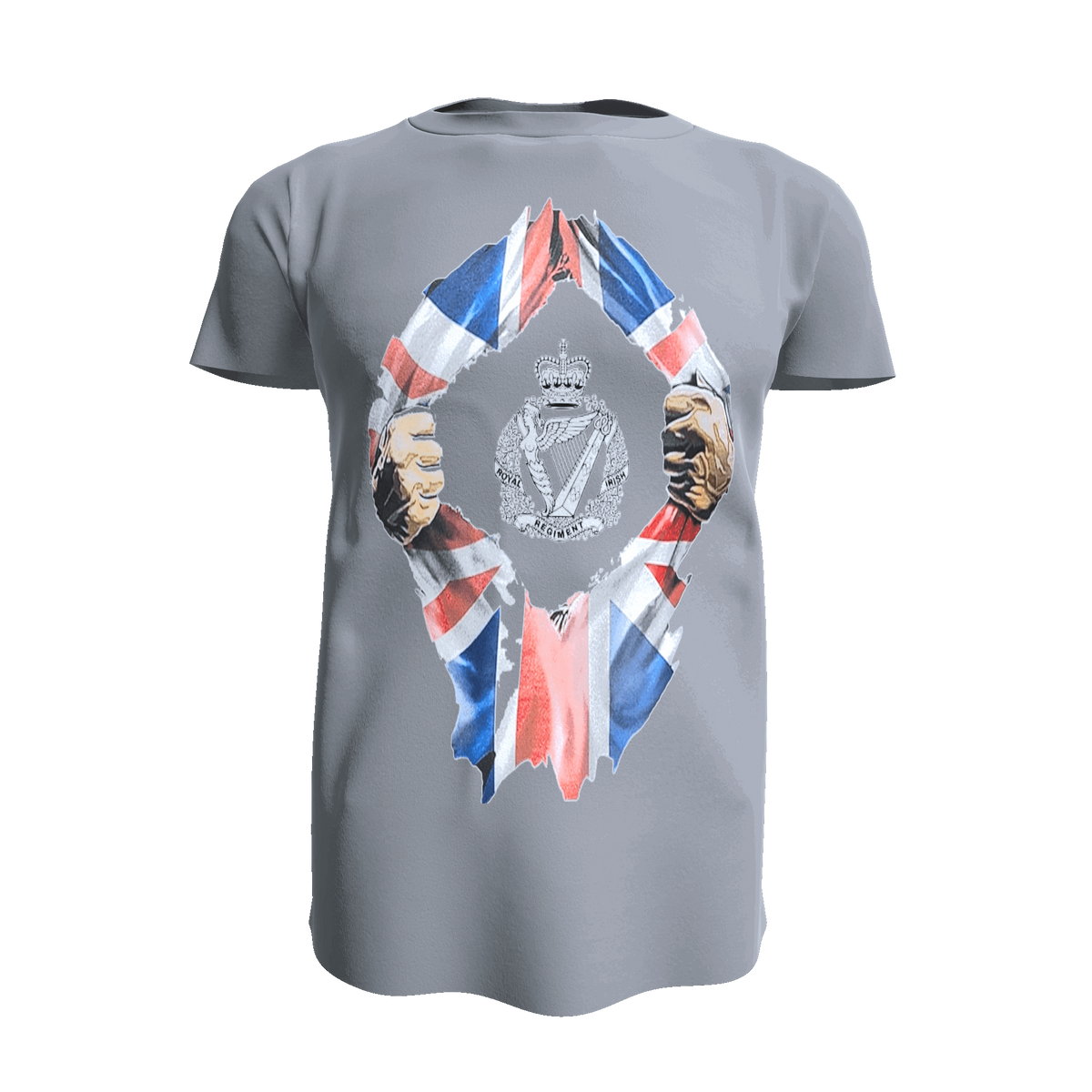 Breakout Royal Irish Regiment logo 2 - Army 1157 kit S / Grey Army 1157 Kit Veterans Owned Business