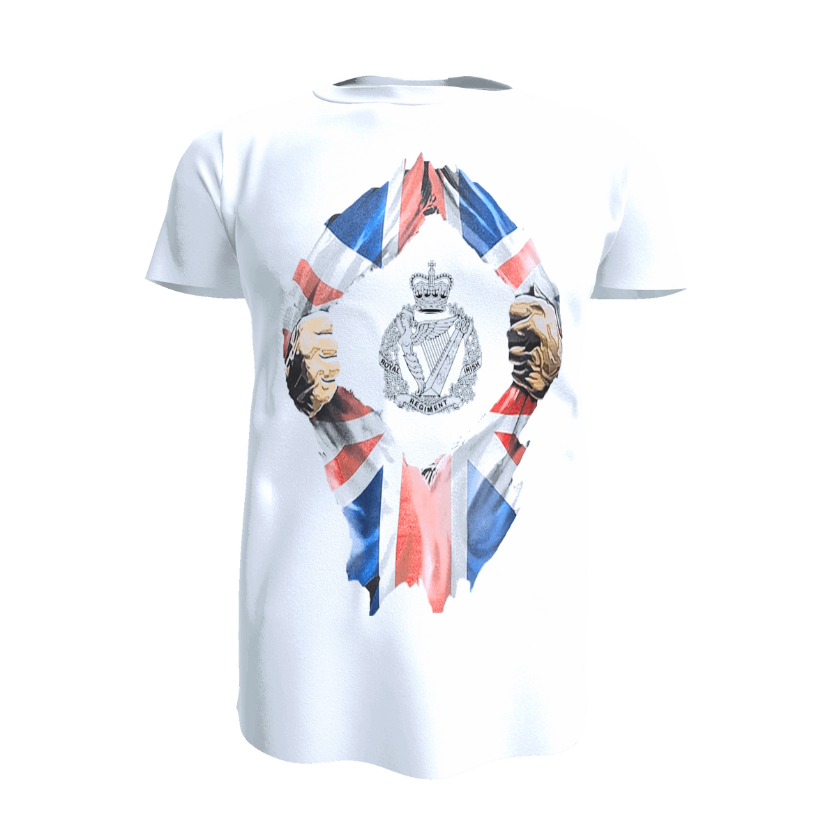 Breakout Royal Irish Regiment logo 2 - Army 1157 kit S / White Army 1157 Kit Veterans Owned Business