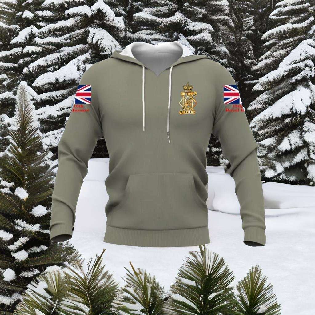 13th/18th Royal Hussars Double Printed Hoodie new for 2023
