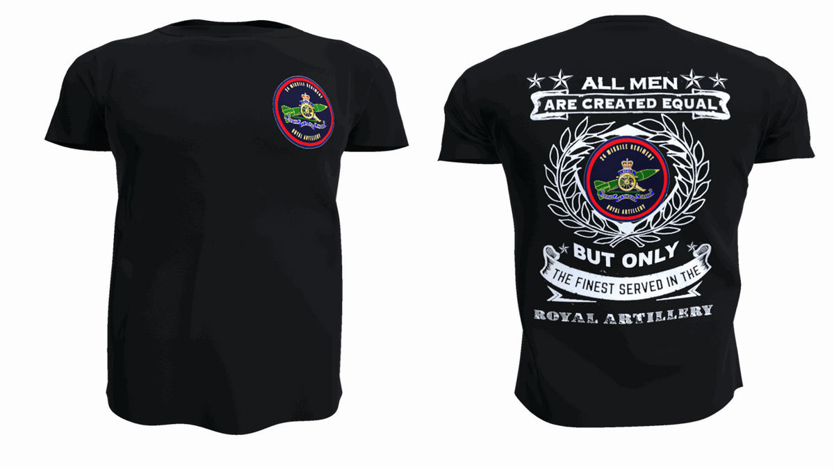 24 Missile Regiment RA - Army 1157 kit S / Front and Back 50 Missile Regiment RA