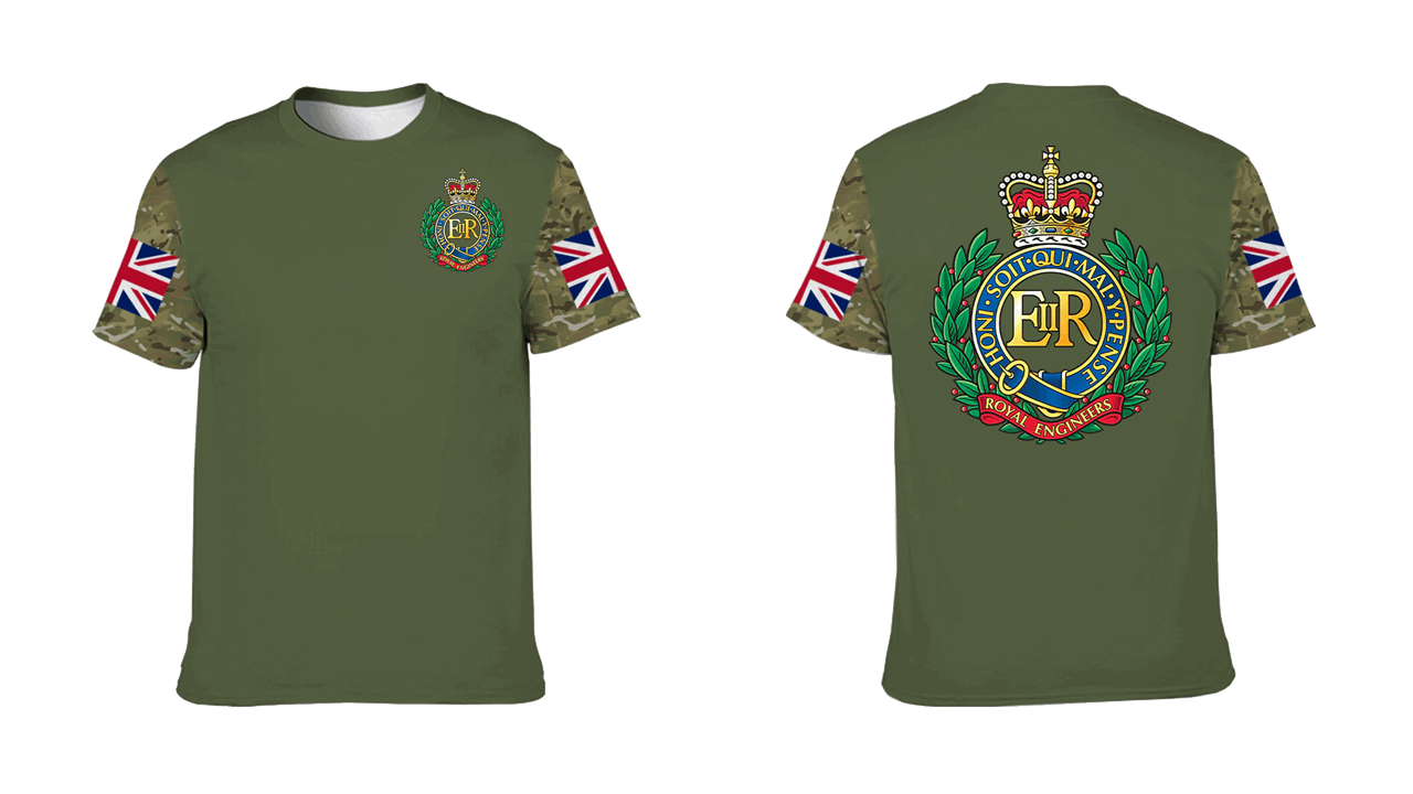 Double Printed T-Shirt Royal Engineers new 2023