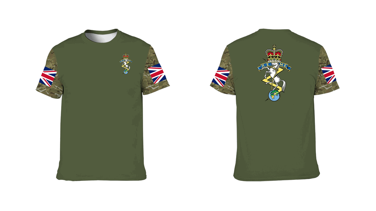 Double Printed T-Shirt Royal Electrical Mechanical Engineers new 2023