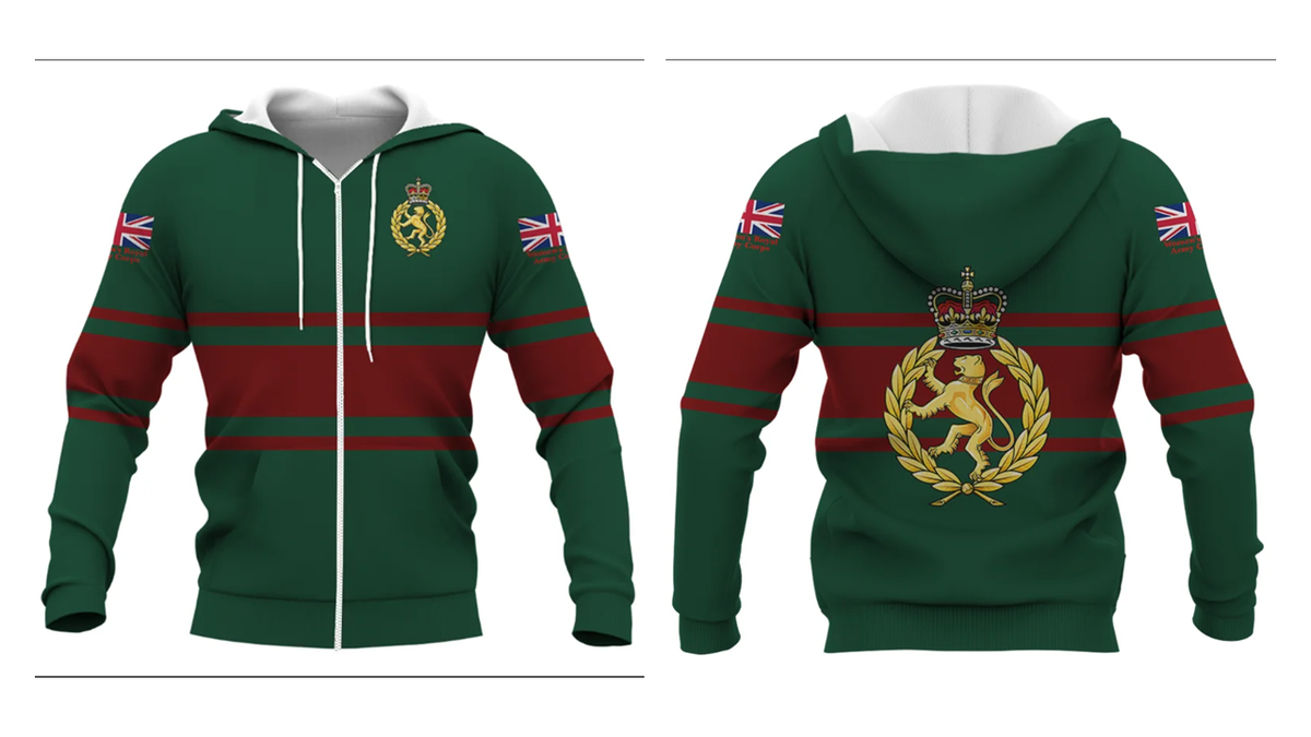 WRAC Double Printed Zipper Hoodie new for 2024