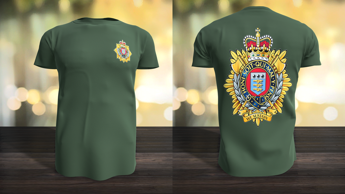 Royal Logistic Corps T-Shirt Front and back Logo