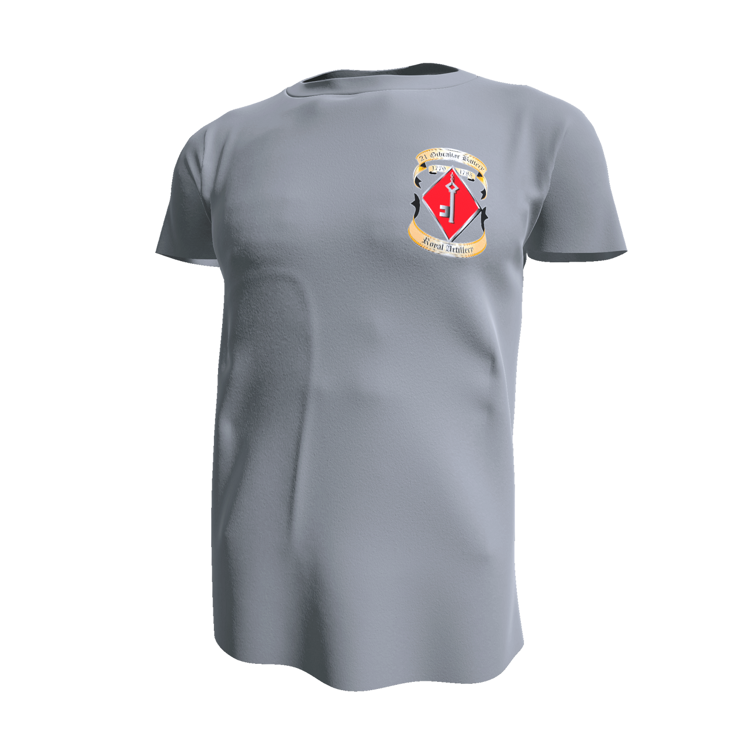 21 Battery T Shirt - Army 1157 kit S / Grey 50 Missile Regiment RA