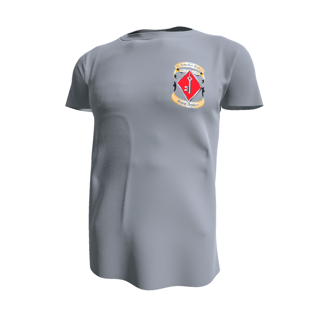 21 Battery T Shirt - Army 1157 kit S / Grey 50 Missile Regiment RA