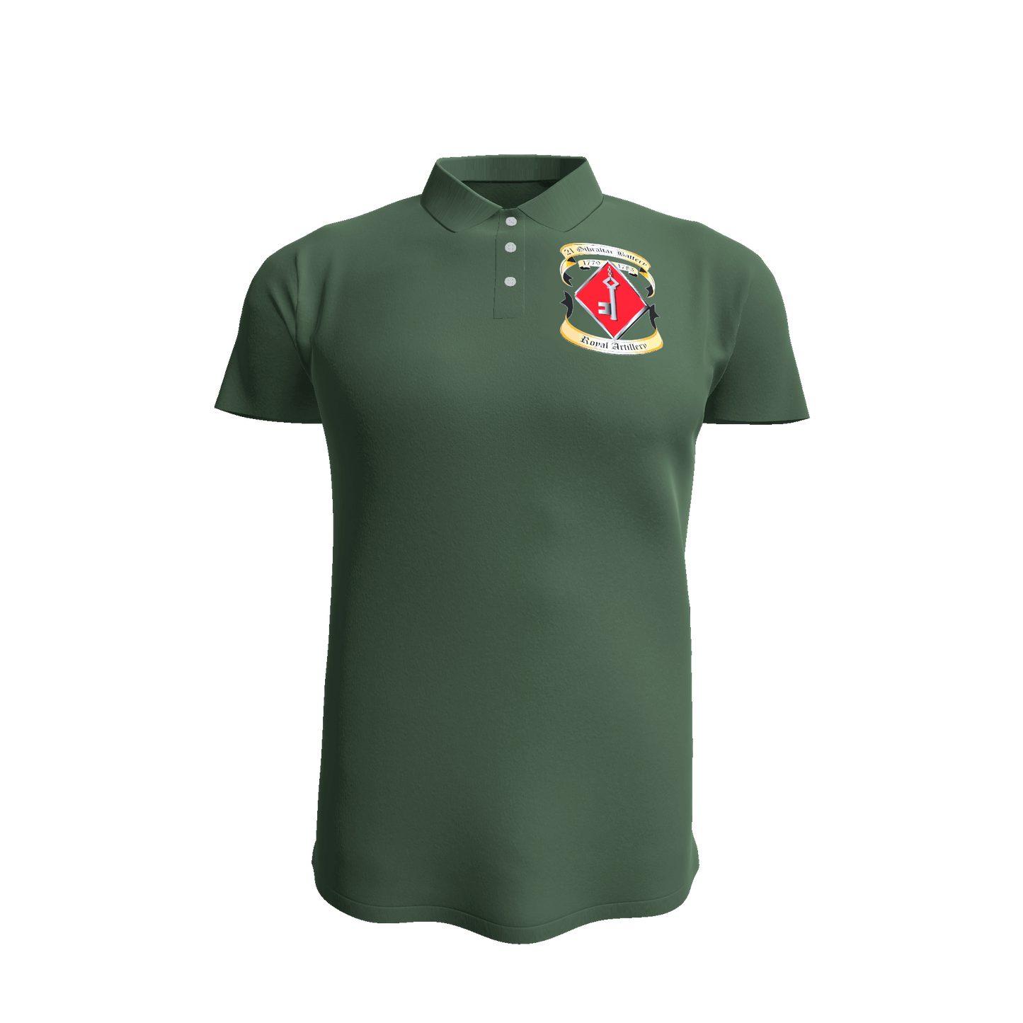 21 Battery Polo - Army 1157 kit S / Green 50 Missile Regiment RA