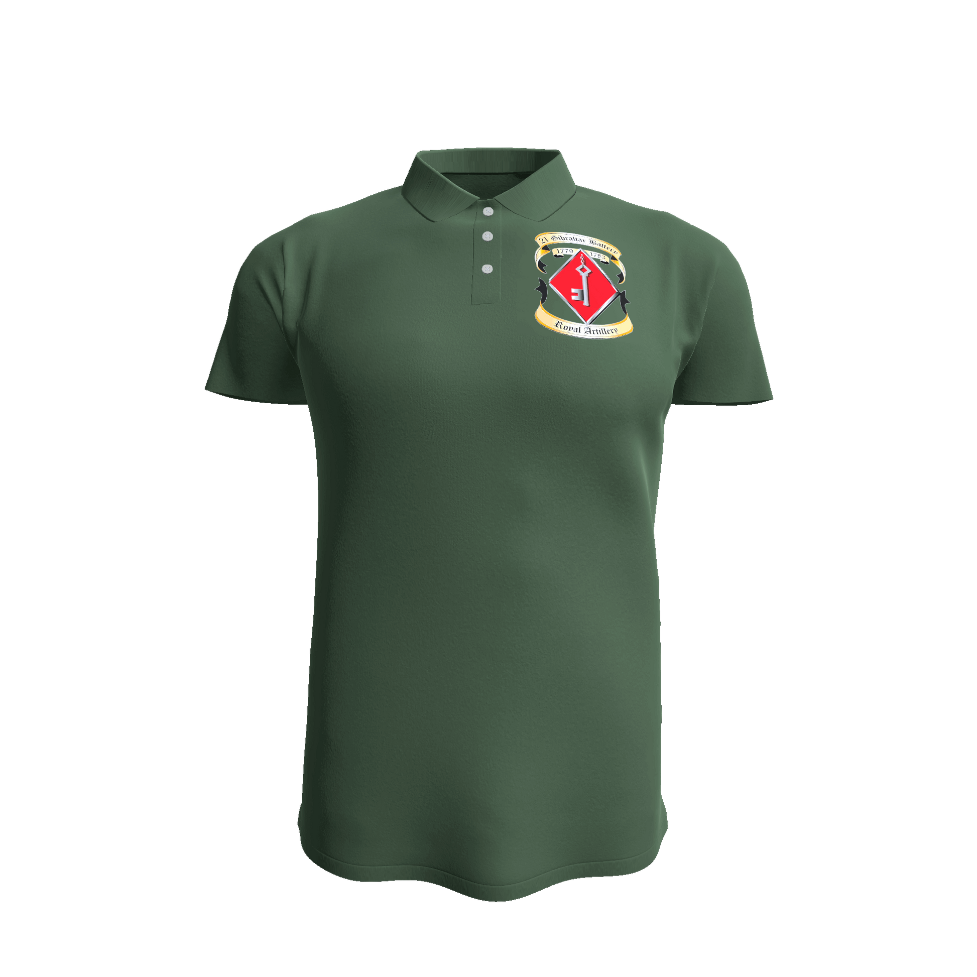21 Battery Polo - Army 1157 kit S / Green 50 Missile Regiment RA