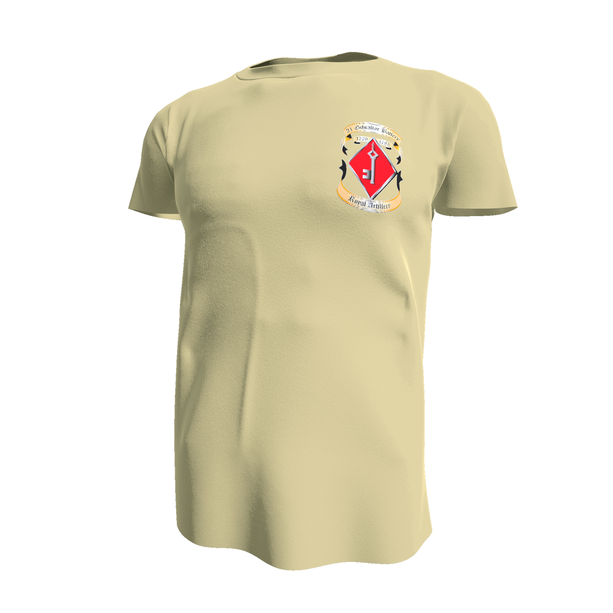 21 Battery T Shirt - Army 1157 kit S / Sand 50 Missile Regiment RA