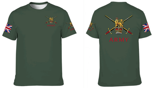 British Army Double Printed T-Shirt new 2023