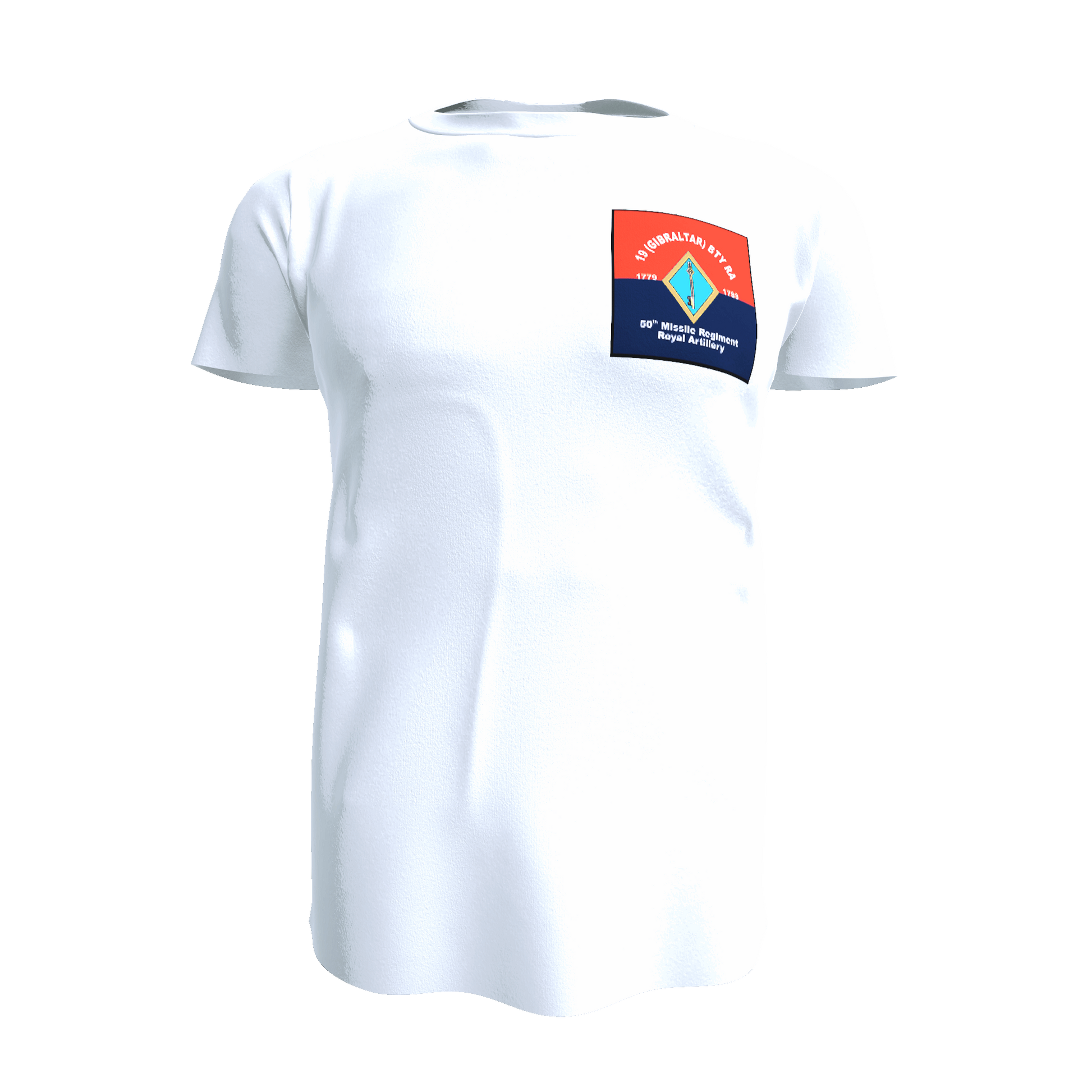 19 Missile Battery RA T shirt - Army 1157 kit White / S 50 Missile Regiment RA