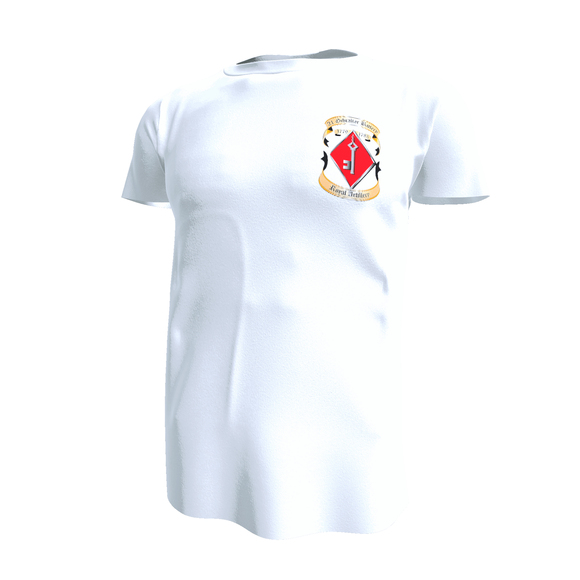 21 Battery T Shirt - Army 1157 kit S / White 50 Missile Regiment RA