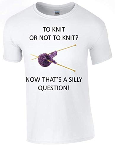 to Knit or not to Knit T-Shirt for The Compulsive Knitter in Your Life - Army 1157 Kit  Veterans Owned Business