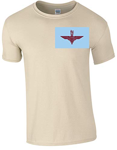 Ministry of Defence T-Shirt with para Front Only. Official MOD Approved Merchandise - Army 1157 kit Sand / XL Army 1157 Kit