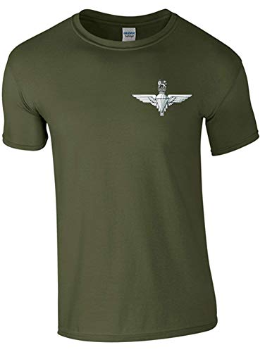 Ministry of Defence T-Shirt with para Front Only. Official MOD Approved Merchandise - Army 1157 Kit  Veterans Owned Business