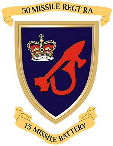 15 Missile Battery RA T shirt - Army 1157 kit 50 Missile Regiment RA