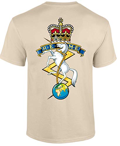 REME Front and Back Logo T-Shirt Official MOD Approved Merchandise - Army 1157 Kit  Veterans Owned Business