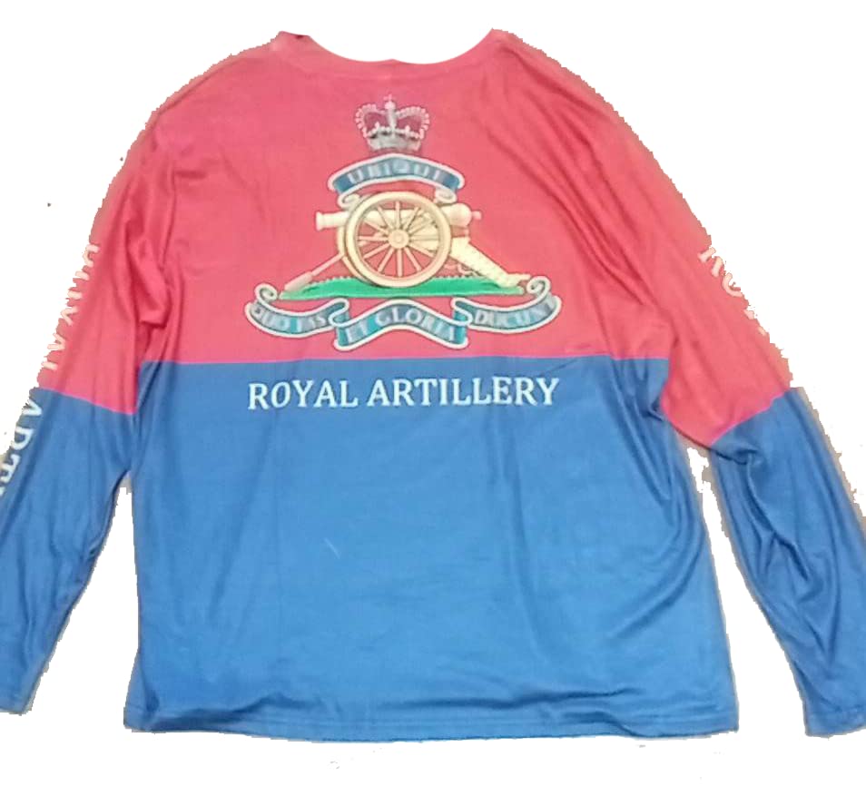 Army 1157 Kit Royal Artillery Long Sleeves Front & Back