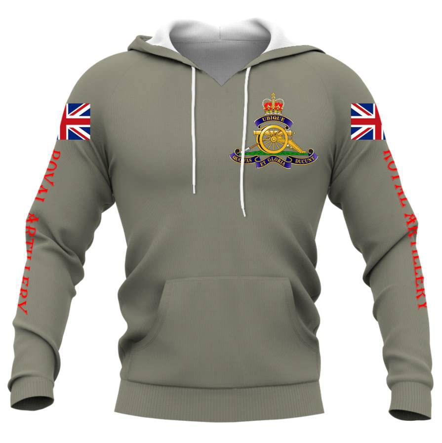 Army 1157 Kit Royal Artillery Double Printed Hoodie 2023