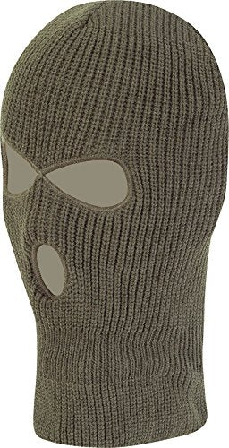 Kombat UK Olive Green Acrylic 3 Hole Balaclava - Army 1157 kit Kombat UK