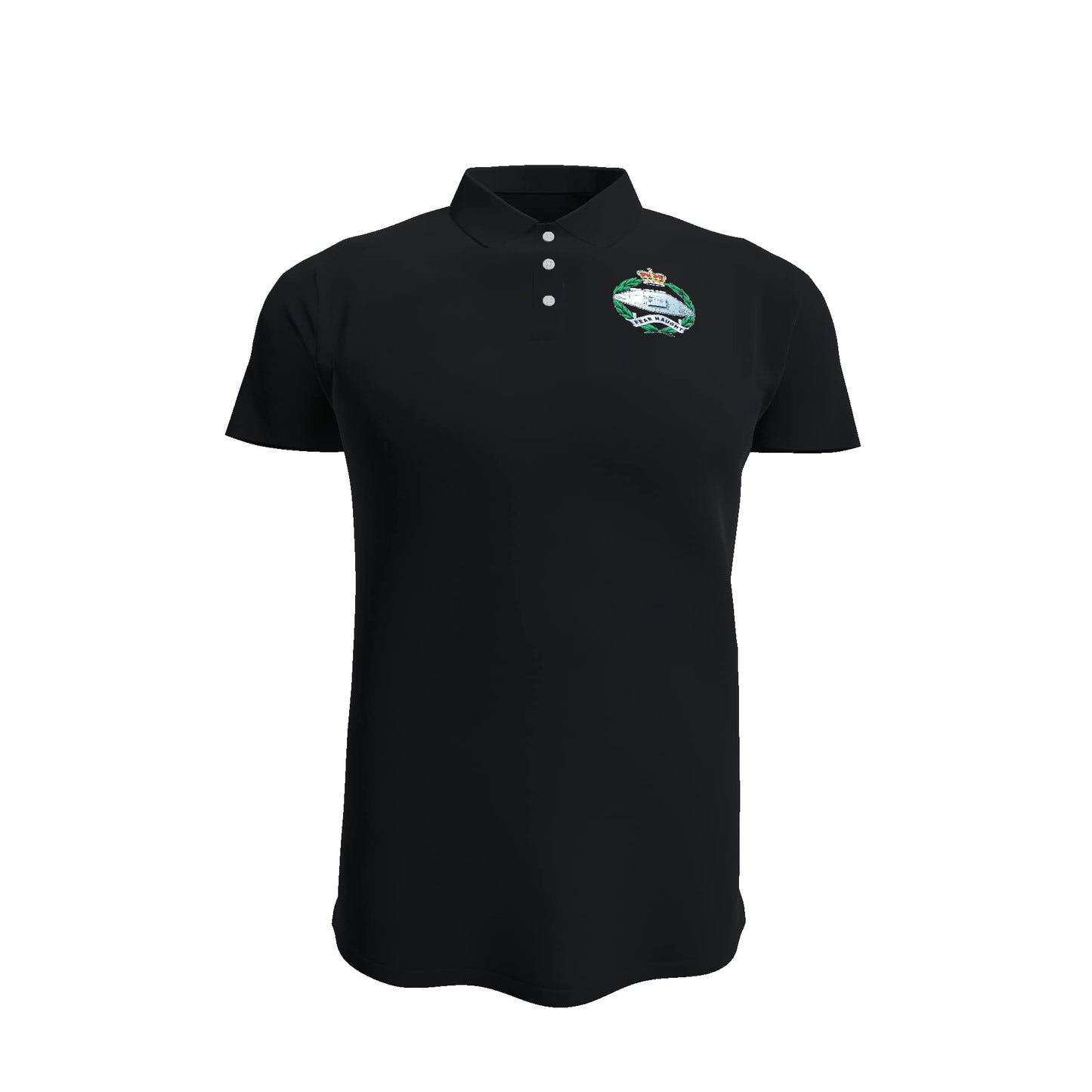 Royal Armoured Polo Black - Army 1157 kit XXL Army 1157 Kit
