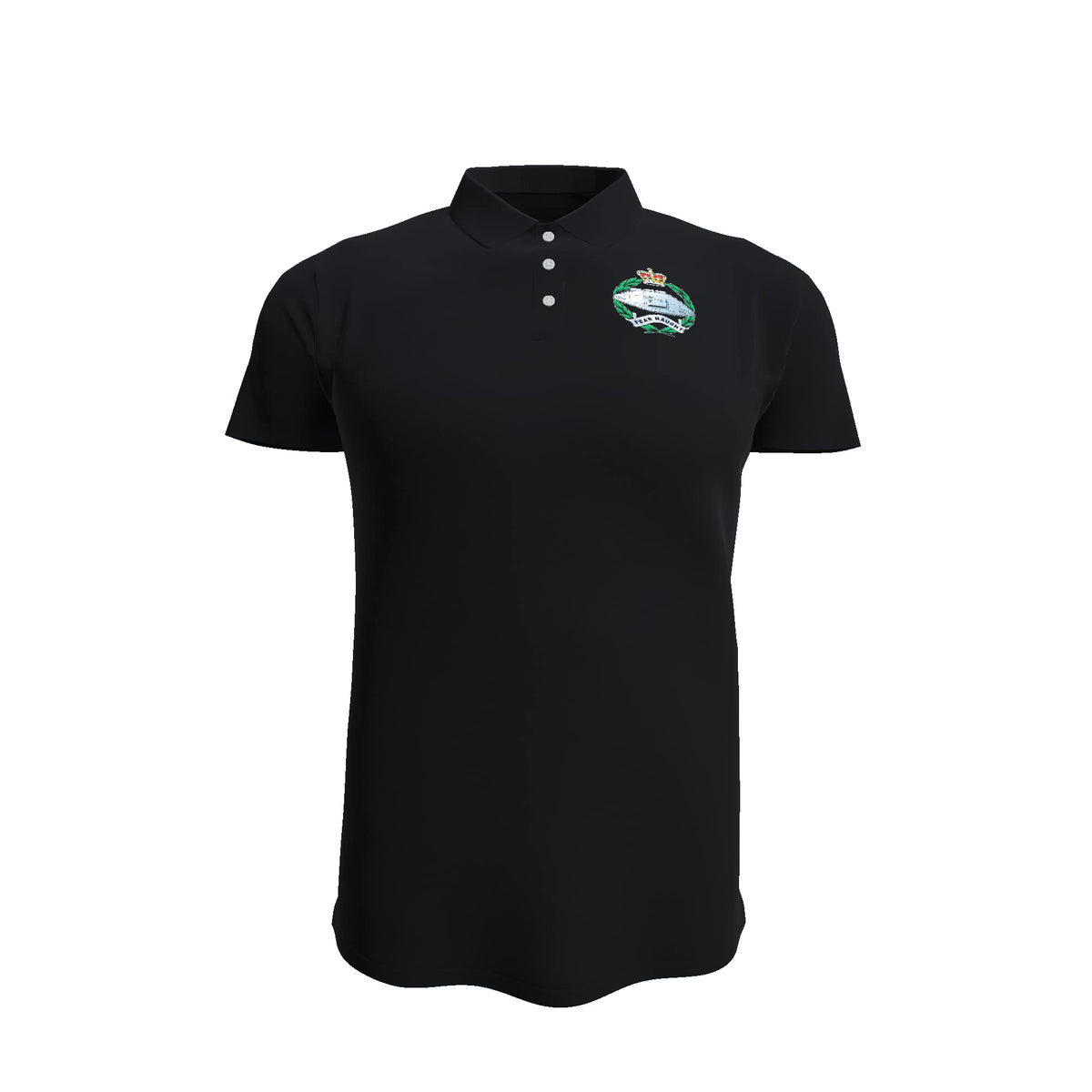Royal Armoured Polo Black - Army 1157 kit XXL Army 1157 Kit